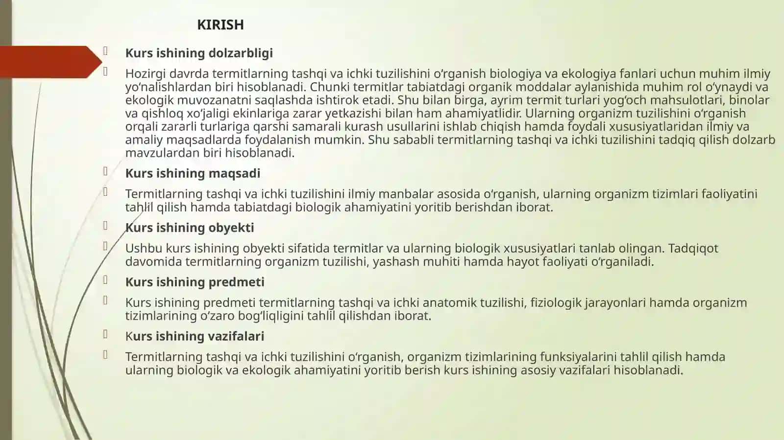 Termitlarning tashqi ichki tuzilishi ahamiyati 2