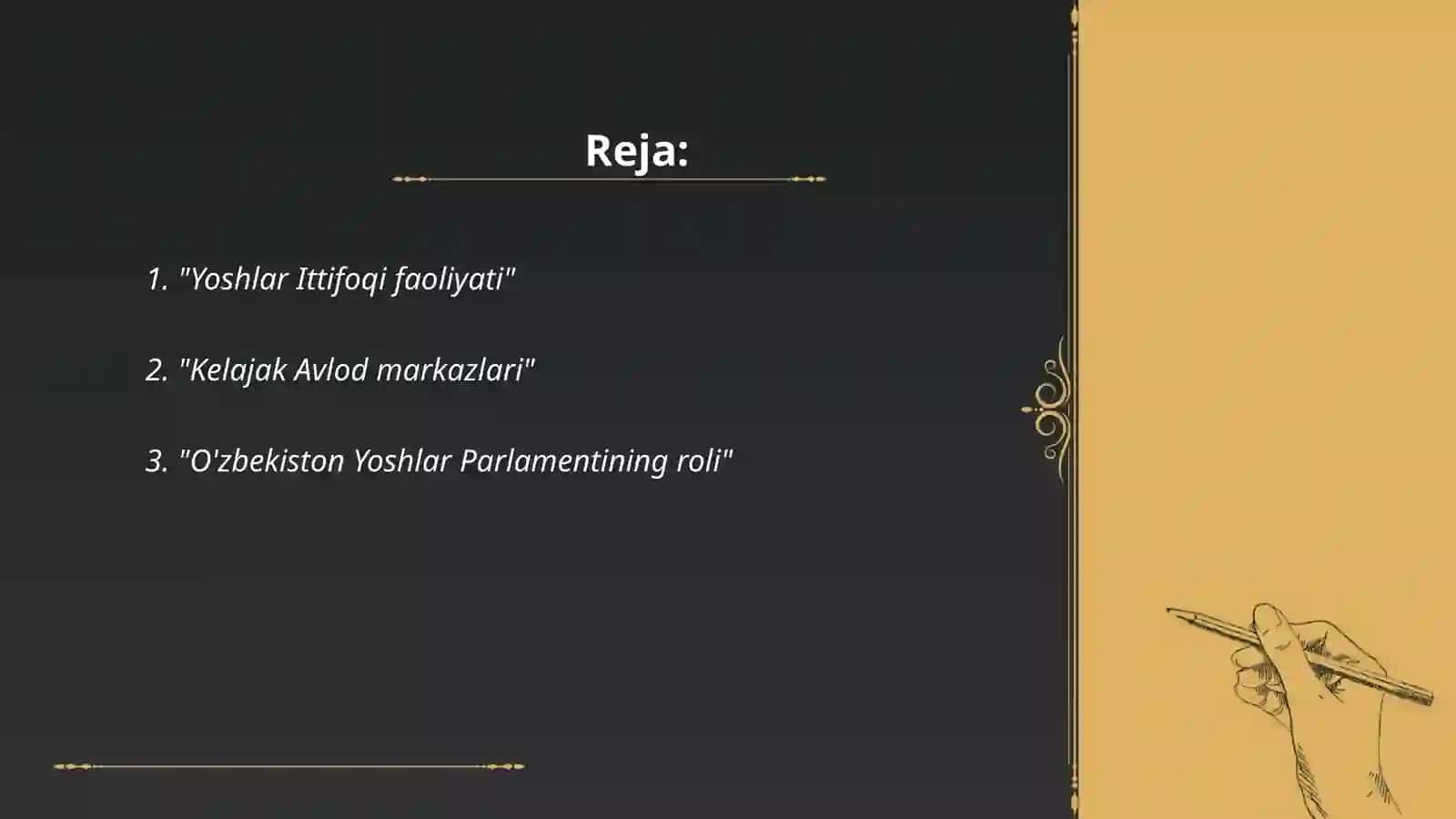 Yoshlar Ittifoqi faoliyati 2