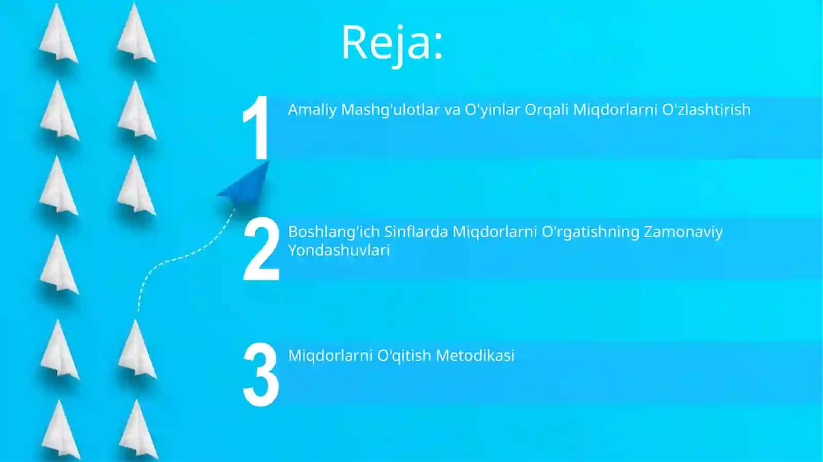 Miqdorlarni O'rgatish Metodikasi 2