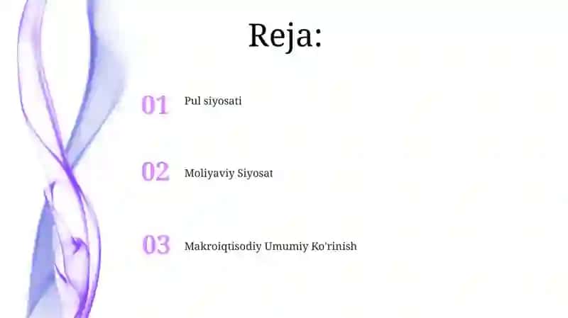 Moliyaviy Siyosat 2