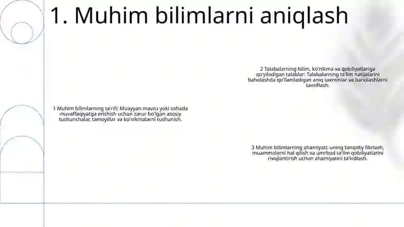 Talabalarning Bilim, Konikma Va Malakalariga Qoyiladigan Talablar 2