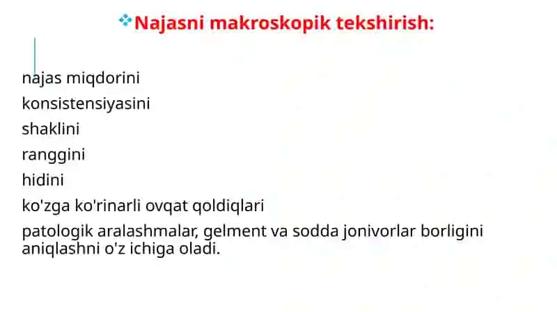 Najasniklik tahlili (koprogramma) 2