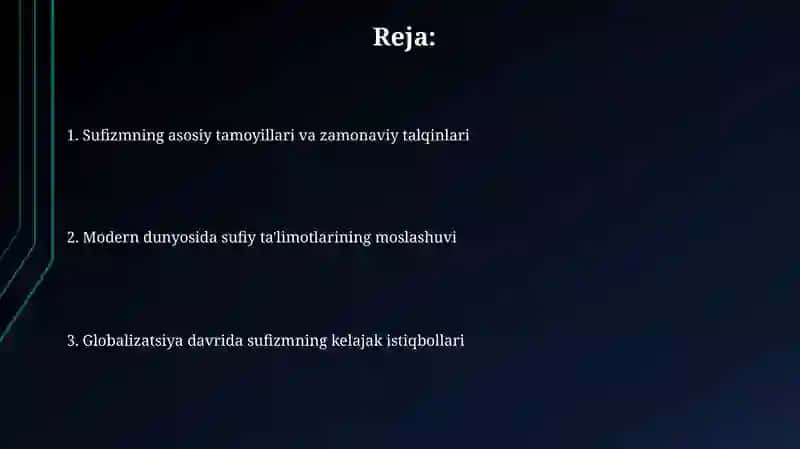 Tasavvuf va zamonaviylik 2