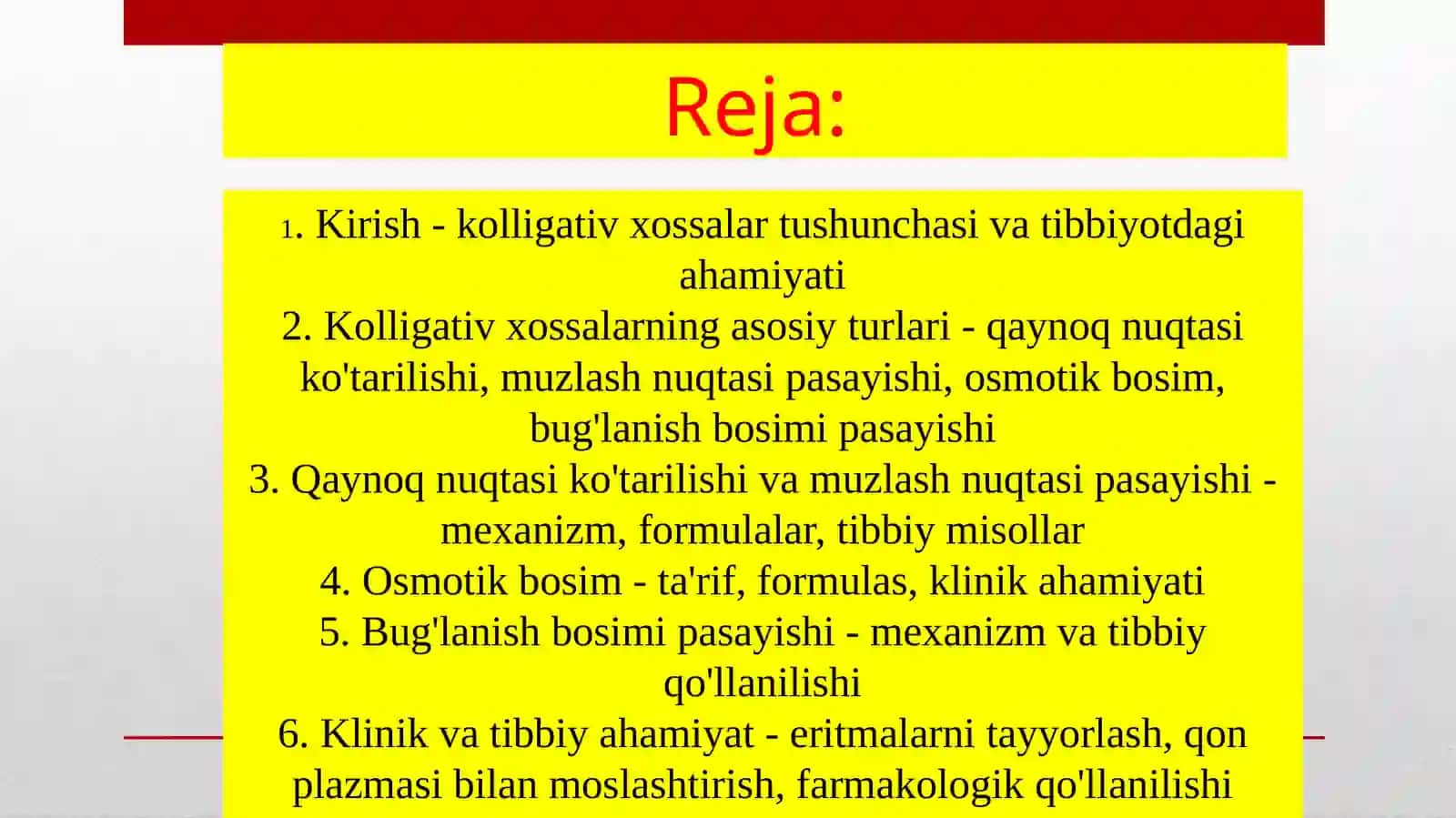 Kolligativ xossalar 2