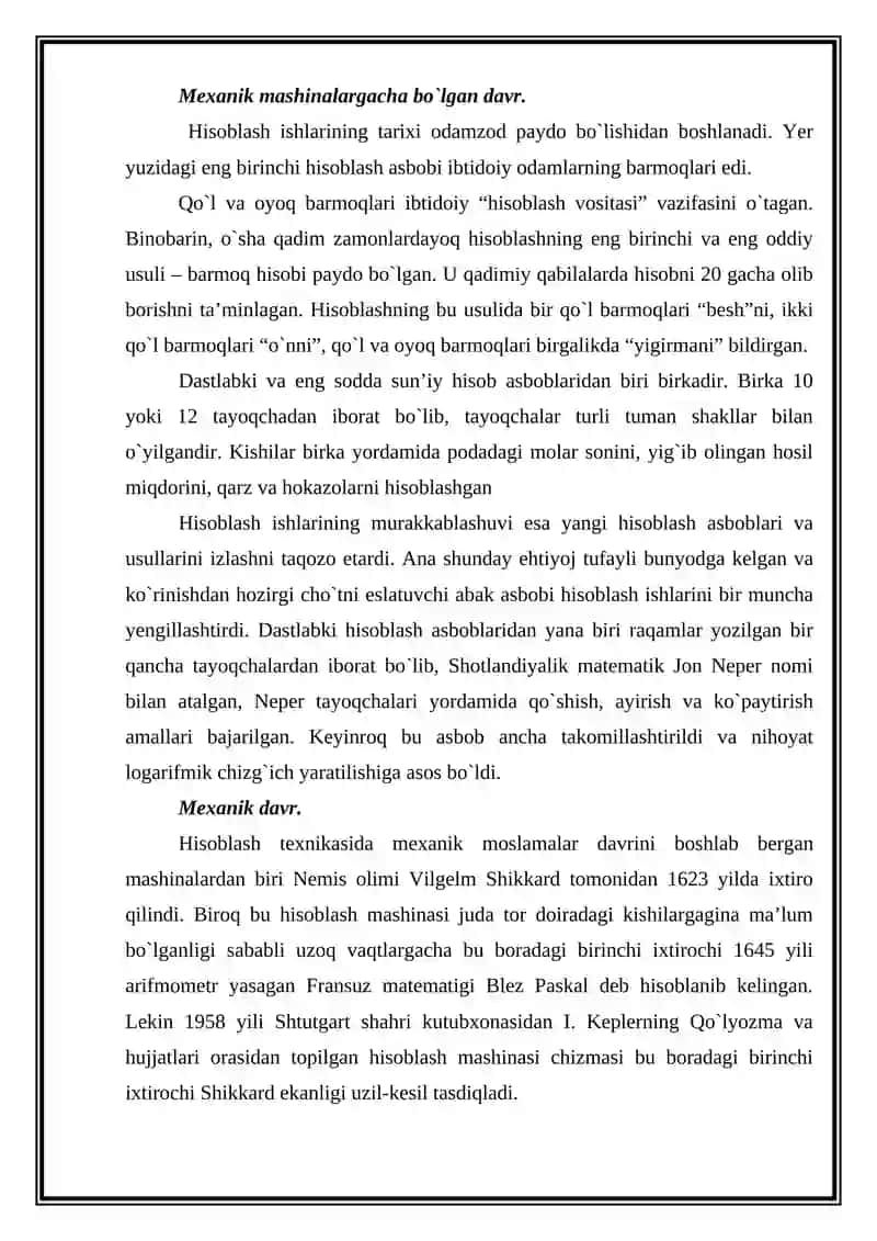 Zamonaviy kompyuterlar tarixi 2