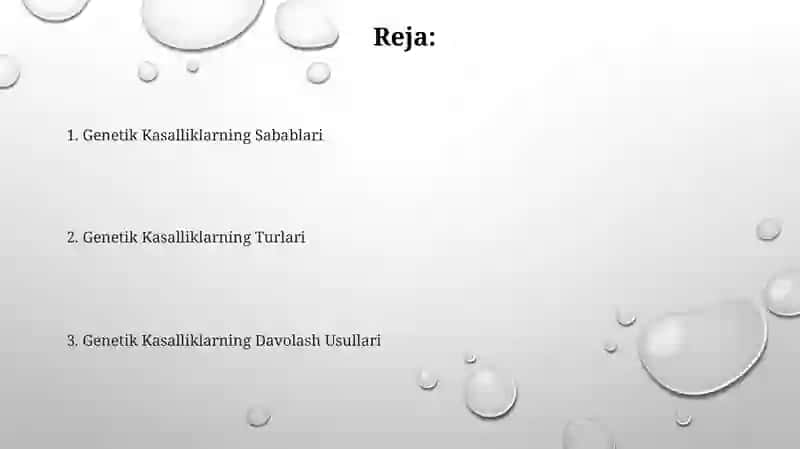 Genetik kasaliklar 2