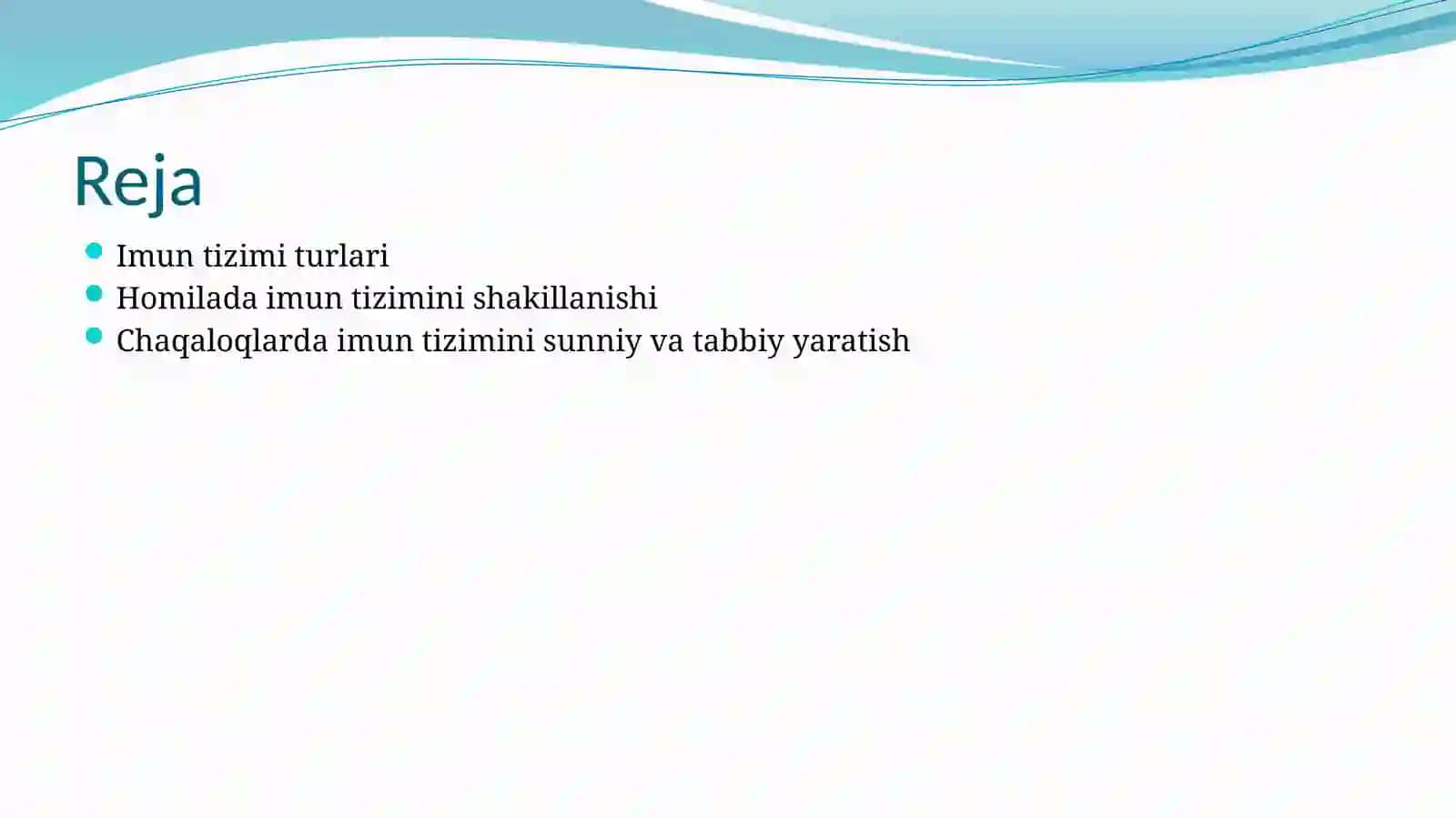 Bolalarda immunitet tizimini tekshirish usullari 2