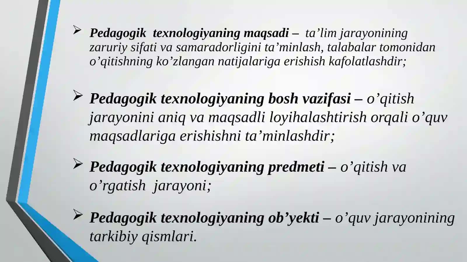 Pedagogik texnologiya 2