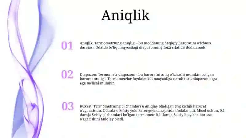 Termometrlarni Texnik Korsatkichlari 2