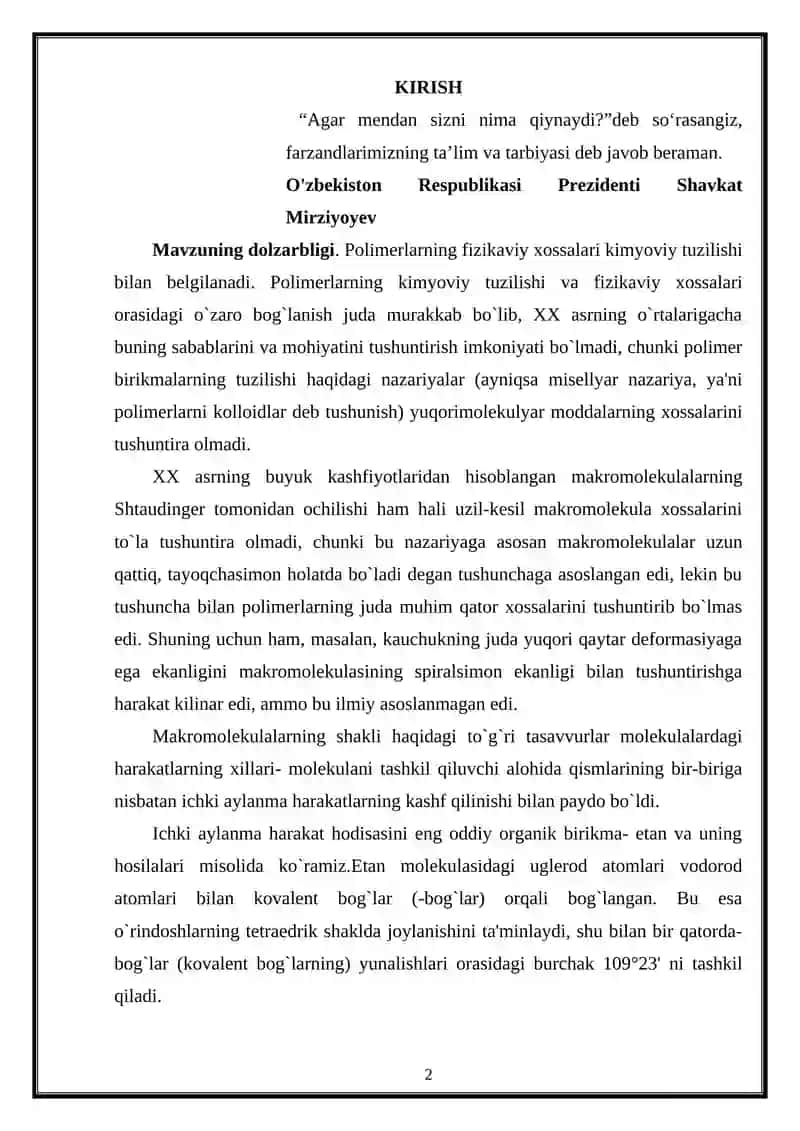 Polielektrolitlarni fizik-kimyoviy xossalari 2