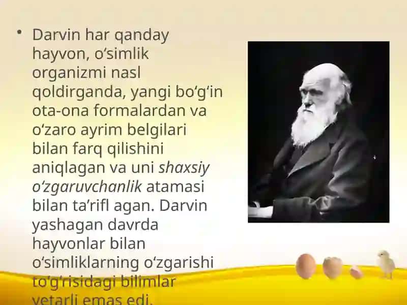 Evolutsiyani harakatlantiruvchi kuchlari. Irsiy o‘zgaruvchanlik 2