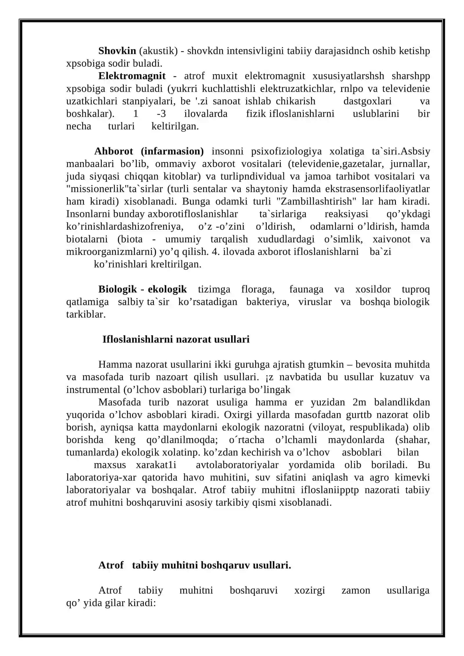 Atrof tabii muxitni ifloslantiruvchi manba 2