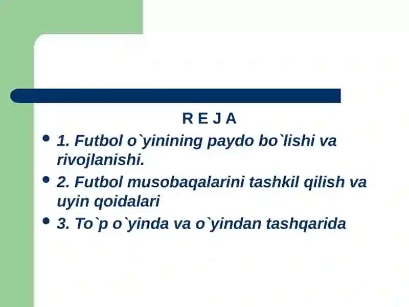 Futbol o`yinini paydo bo`lishi 2