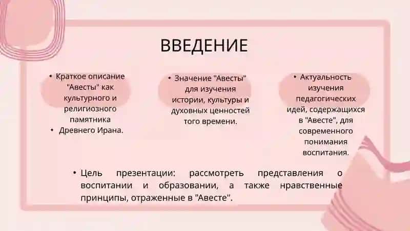 Мысли о воспитании и образовании в Авесте. Нравственно-образовательные вопросы. 2