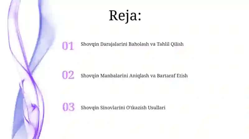 Shovqinni Baholash va Me'yorlar 2