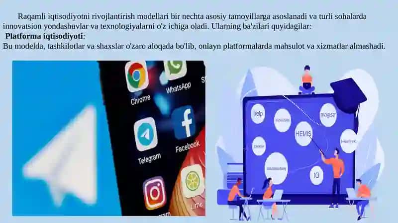 Raqamli iqtisodiyotning shakllanib borishi 2