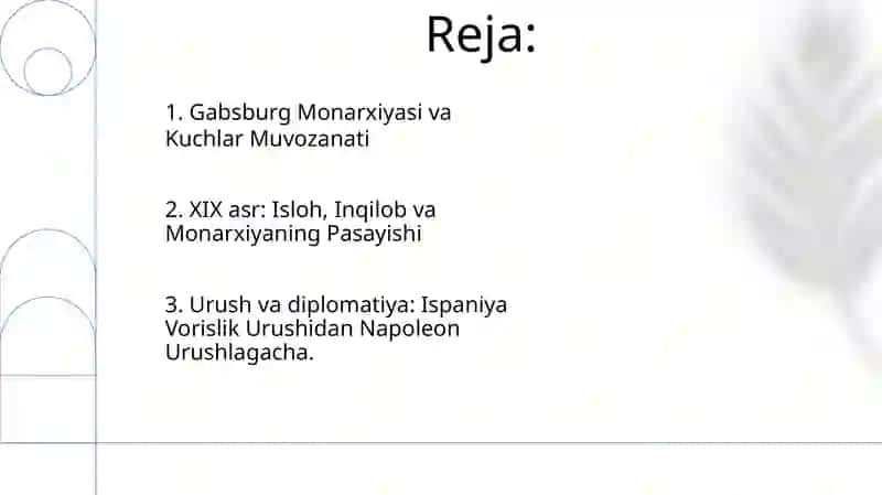 Gabsburglar Monarxiyasinig Tashqi Siyosati 2