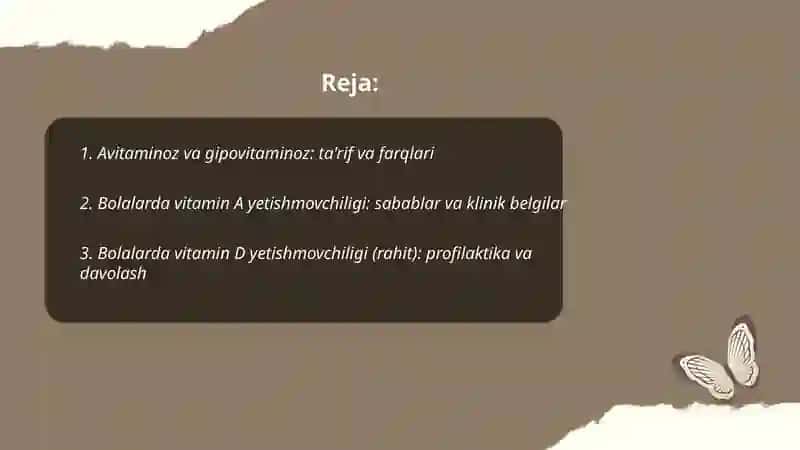 Bolalarda avitaminoz va gipovitaminoz 2