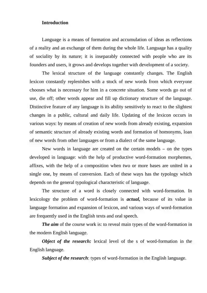 Abbreviation as a way of word formation in modern English 2