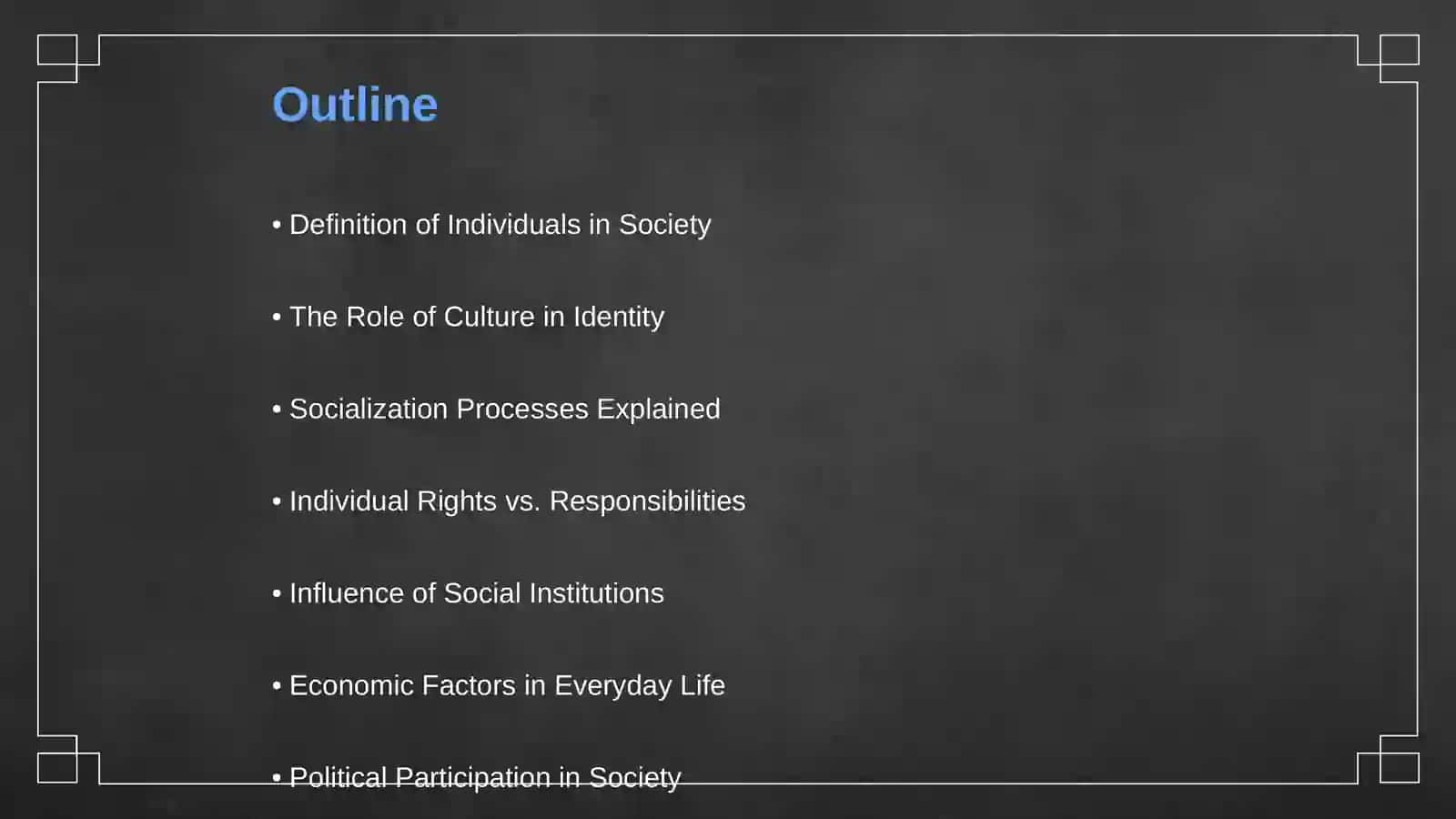 Individuals and society 2