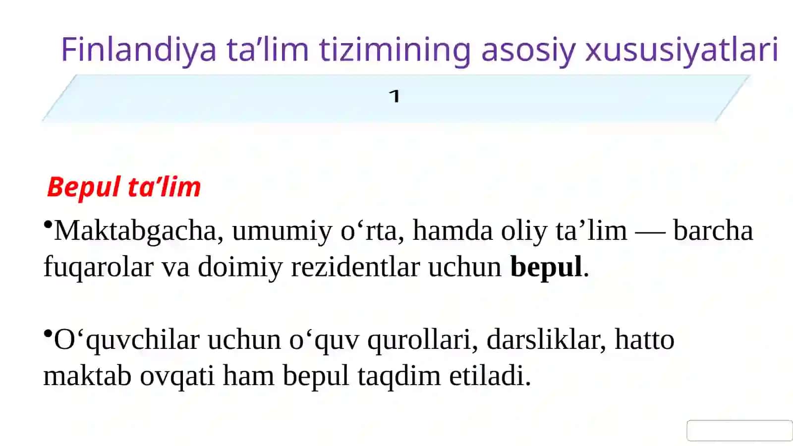 Finlandiya ta’lim tizimi: butun dunyoda yuqori sifatli va adolatli ta’lim namunasi sifatida tan olingan 2