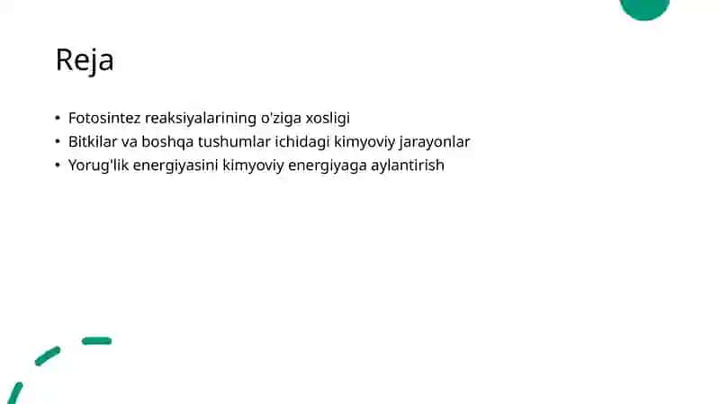 Fotasintez reaksiyalari 2