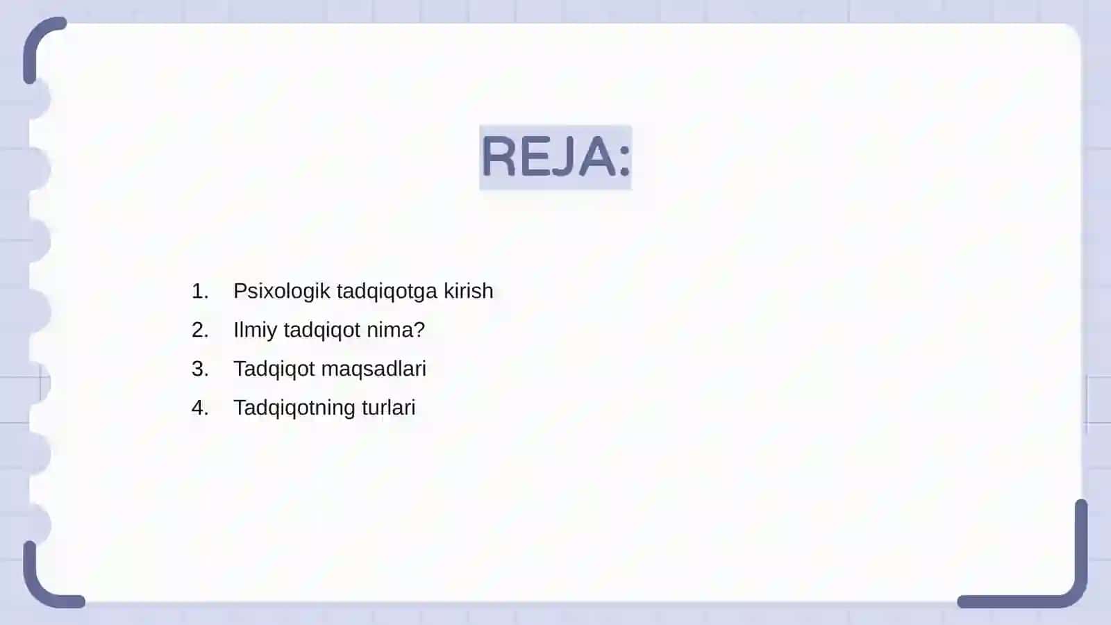 Psixologik tadqiqot asoslari 2