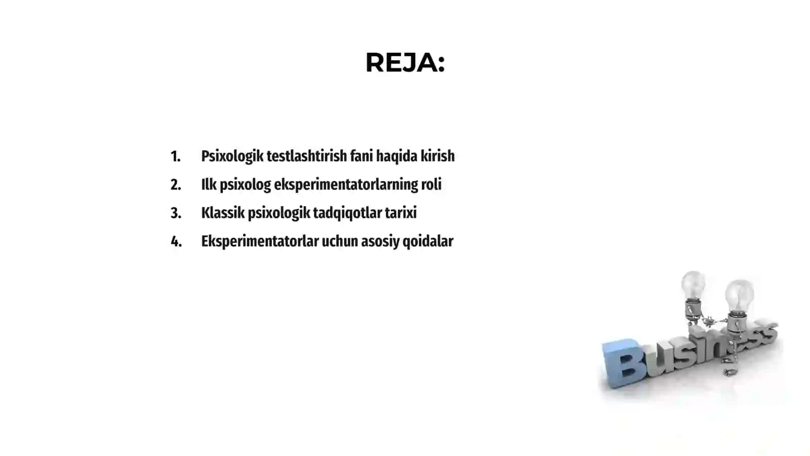 Psixologik testlashtirish fani 2
