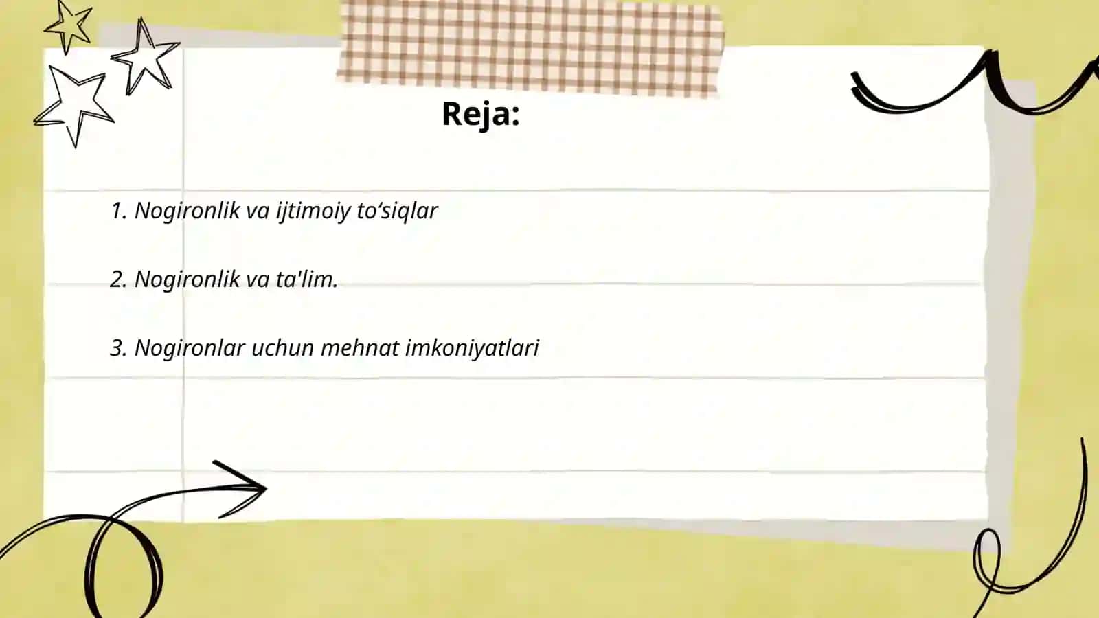 Nogironlik va ijtimoiy toʻsiqlar 2