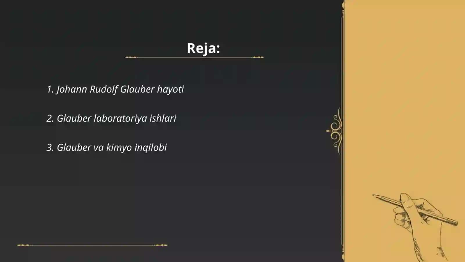 Johann Rudolf Glauber hayoti 2