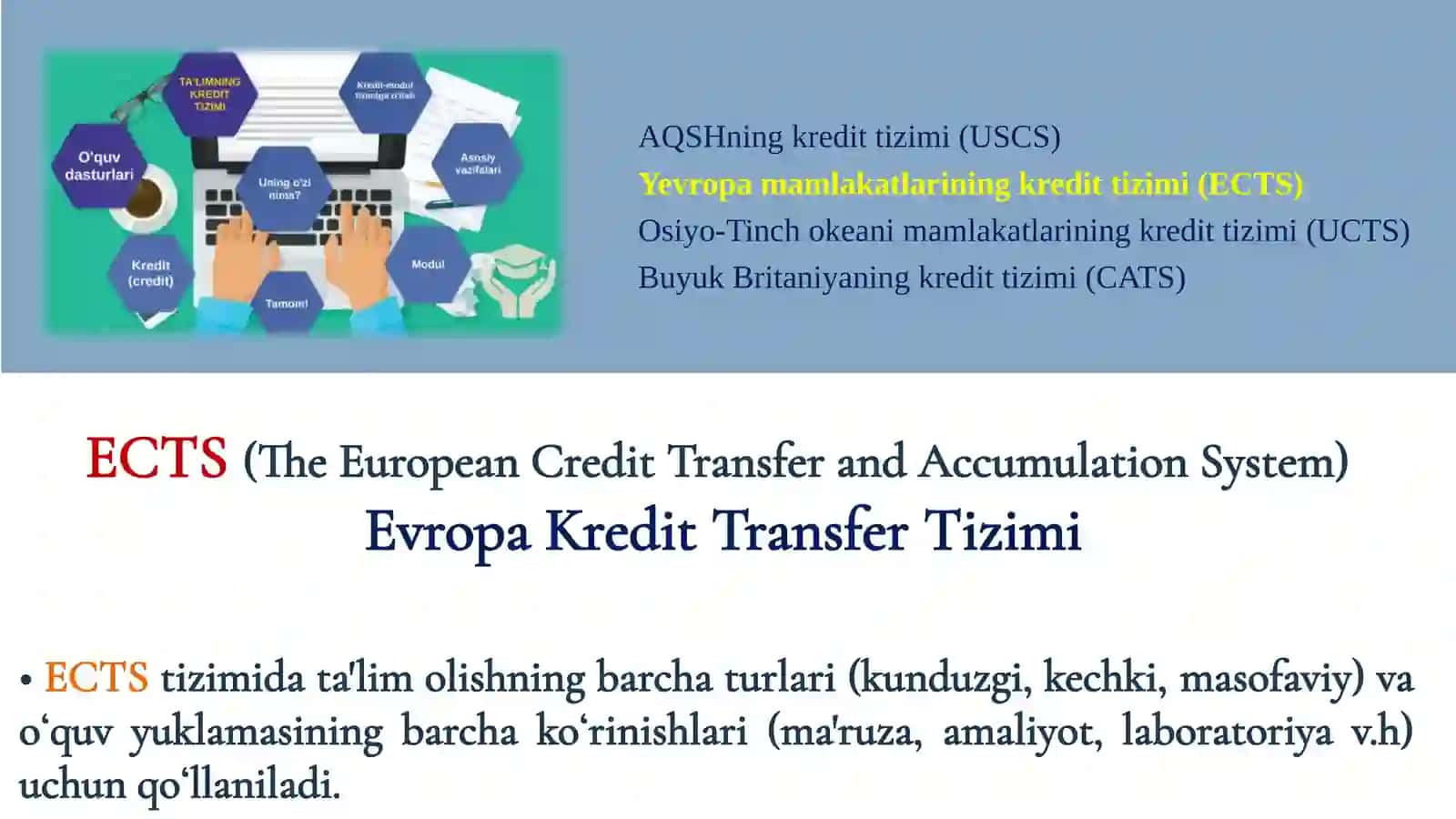 ECTS (The European Credit Transfer and Accumulation System) 2