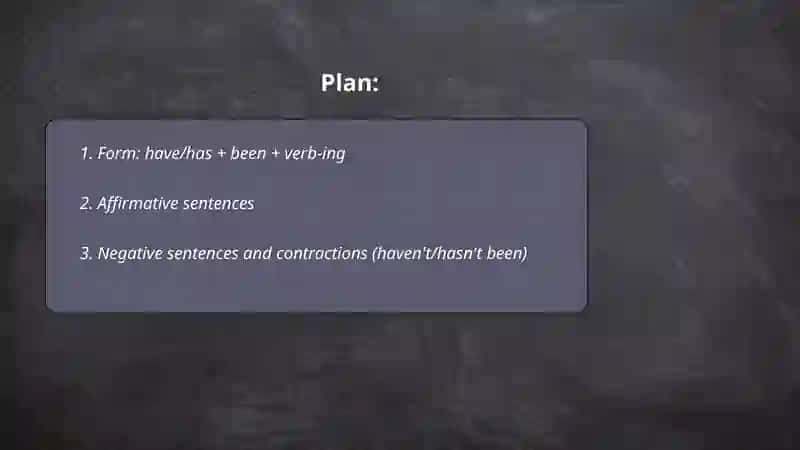 Present Perfect Continuous 2