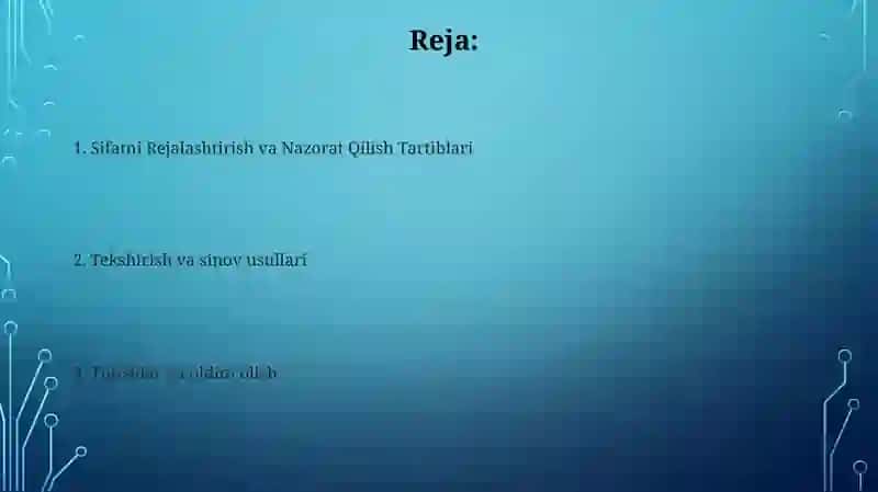Qurilish-montaj ishlari sifatini nazorat qilish 2