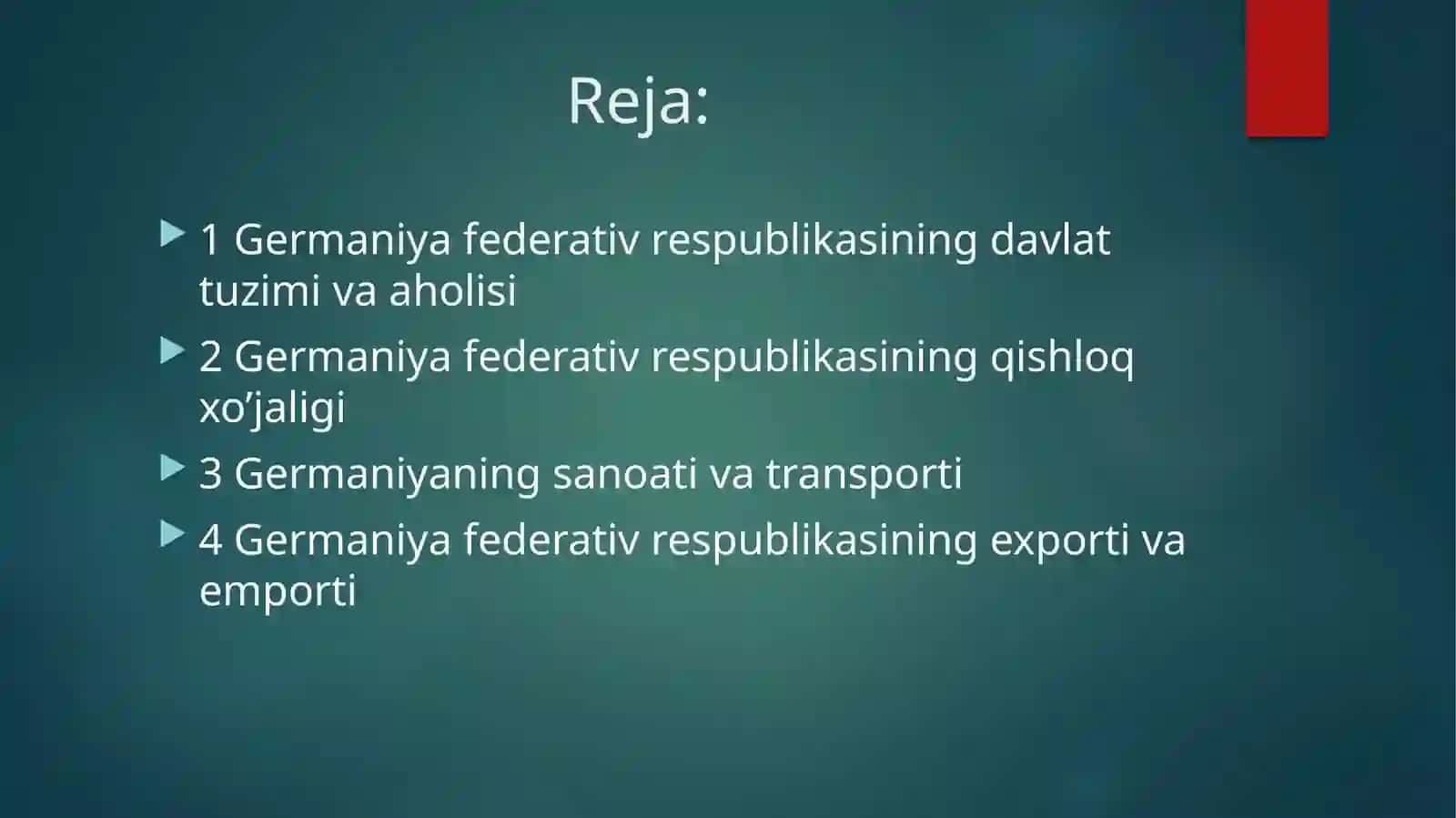 GERMANIYA FEDERATIV RESPUBLIKASI 2