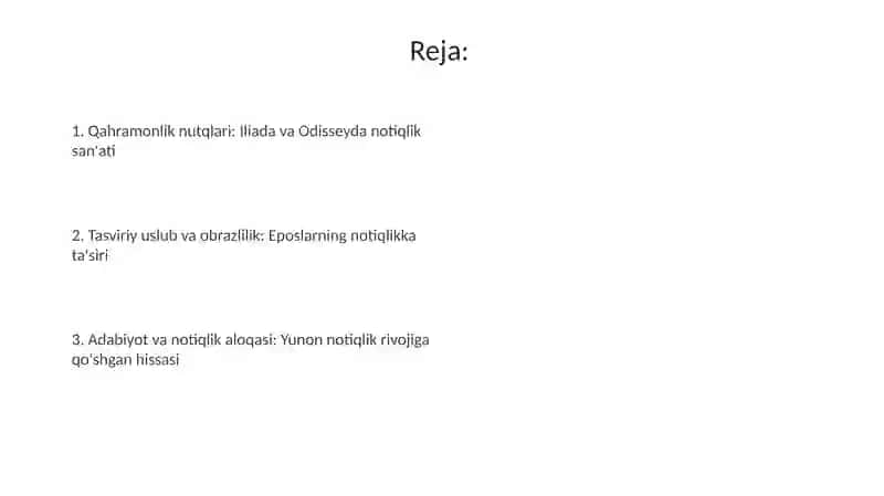 Illiada va Odissey dostonlari 2