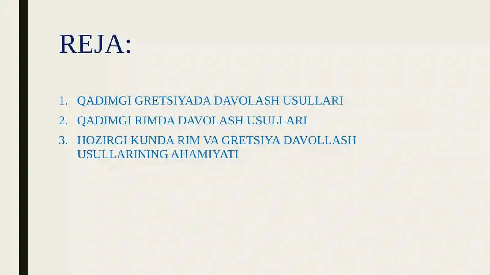 RIM VA GRETSIYADA DAVOLASHNING QADIMIY USULLARI 2