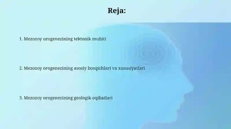 Mezozoy tog' burmalanish jarayoni 2