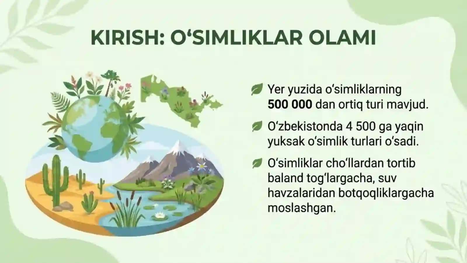 Botanika: O'simliklar haqidagi fan 2