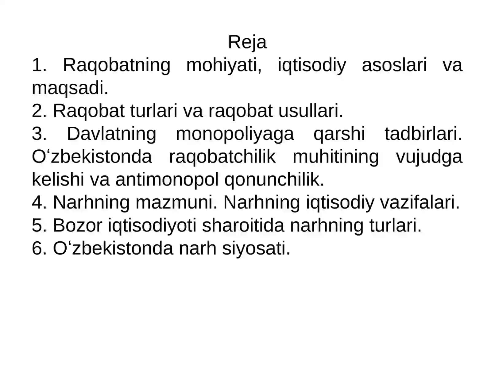 RAQOBAT VA NARHNING TAShKIL TOPIShI 2