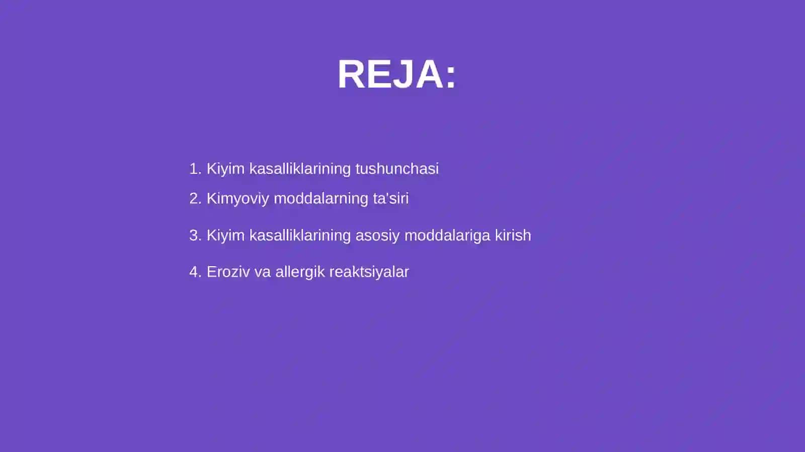 Tosh kasalliklarining kimyoviy asoslari 2