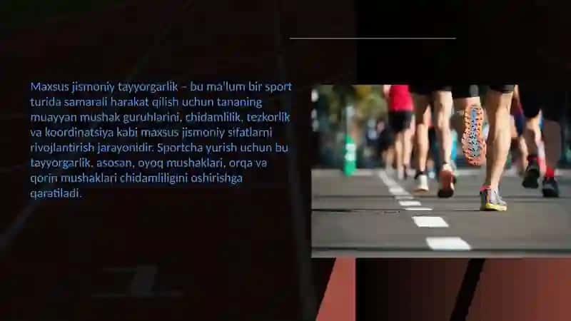 Sportcha yurishda maxsus jismoniy tayyorgarlik 2