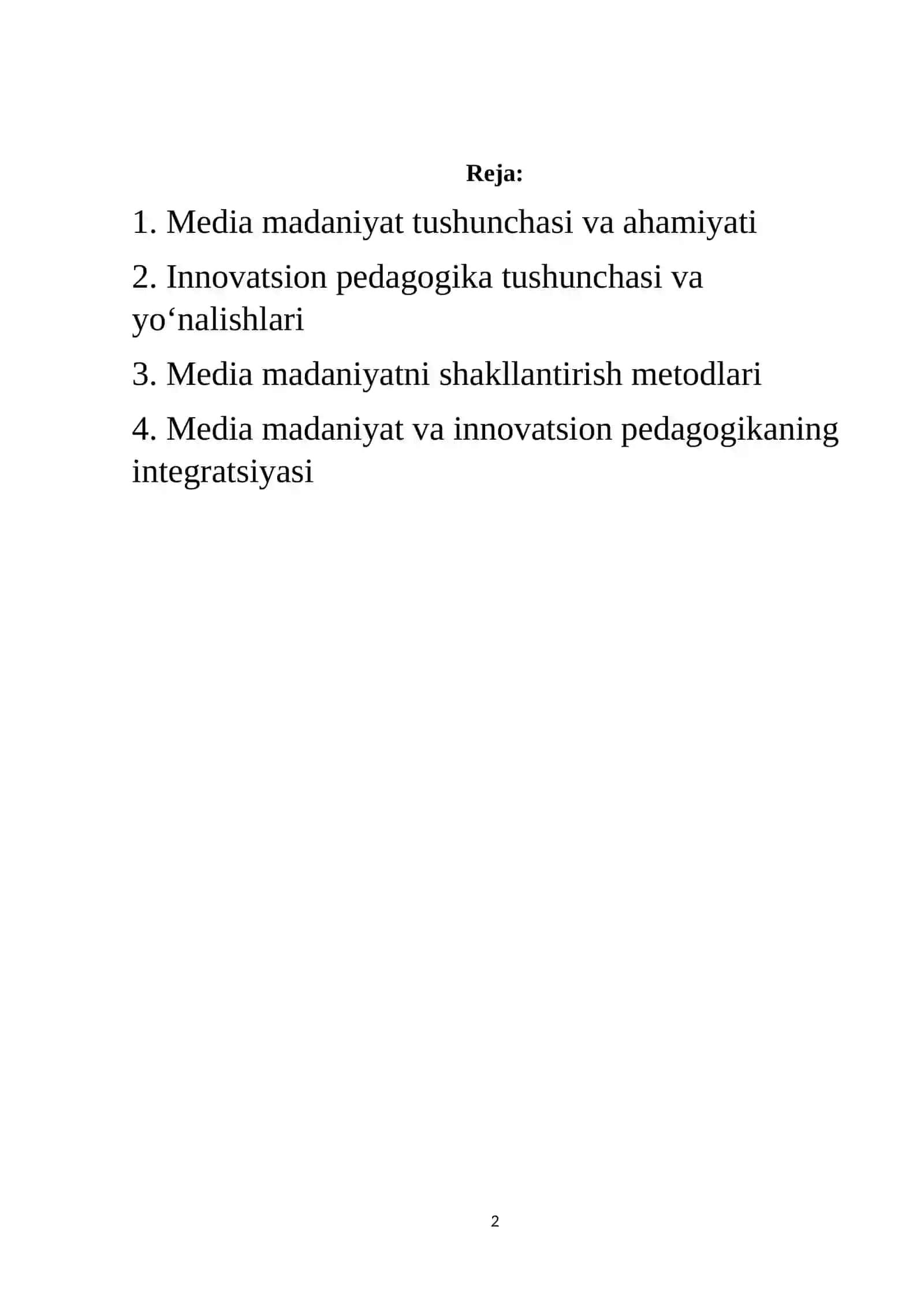 MEDIA MADANIYAT VA INNOVATSION PEDAGOGIKA 2