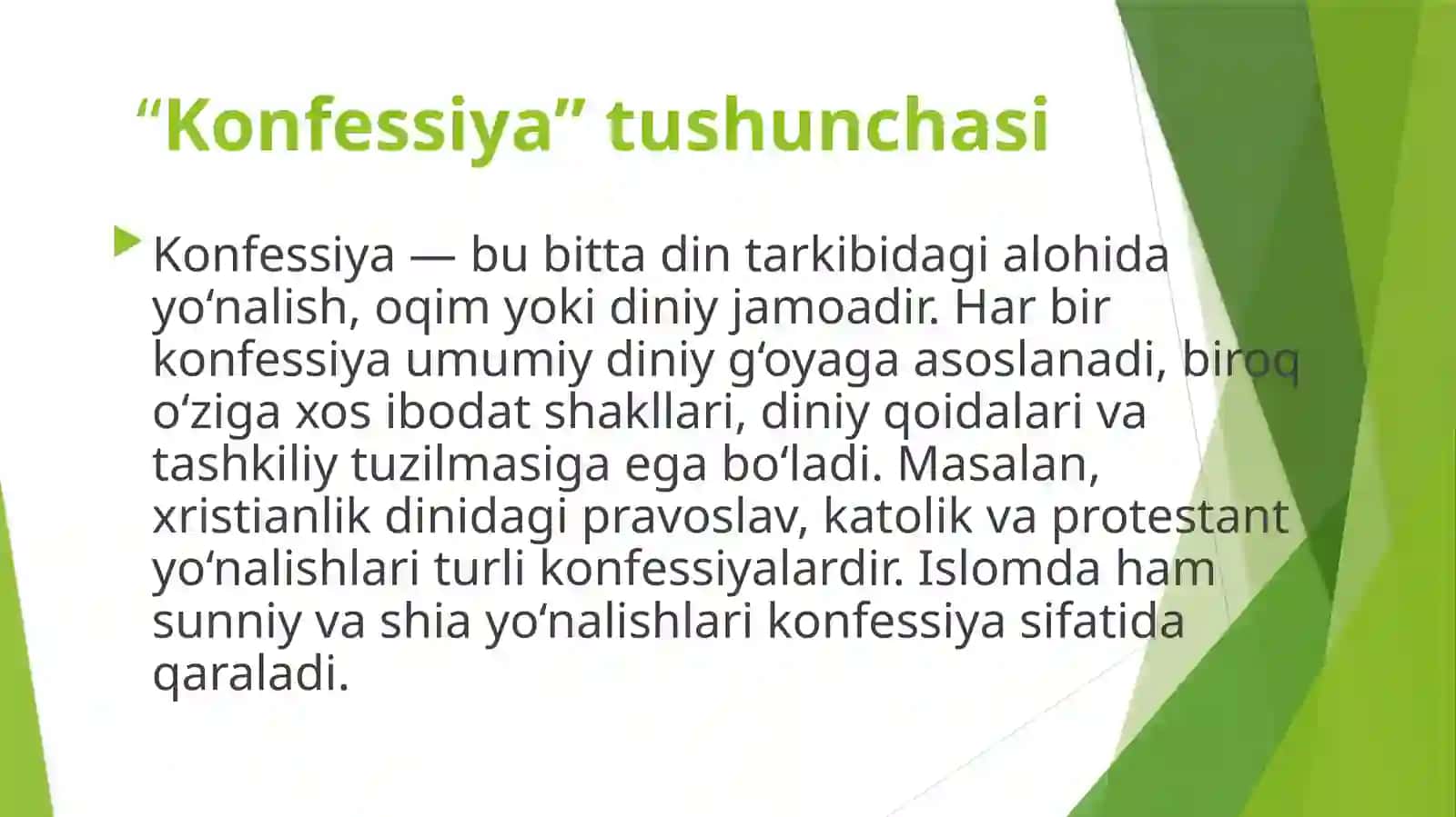 Konfessiya to'g'risida 2