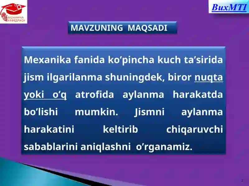 TEKISLIKDAGI JUFTLAR SISTEMASI 2