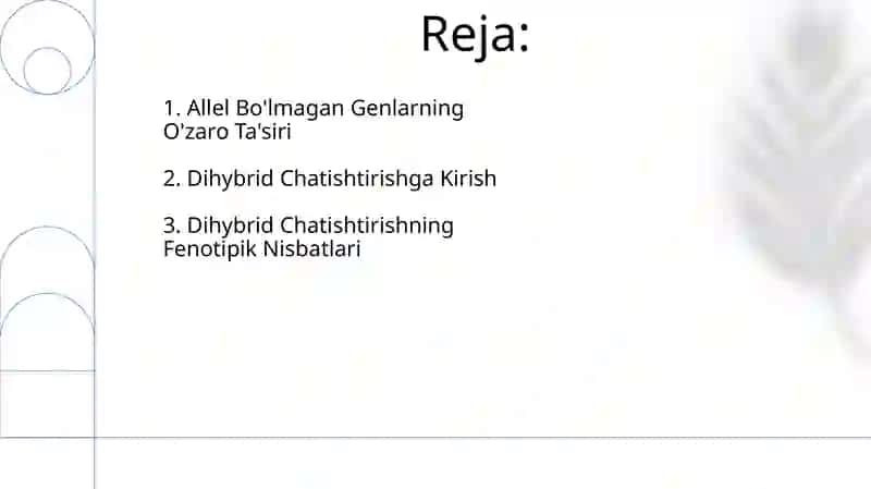 Dihybrid Chatishtirish 2
