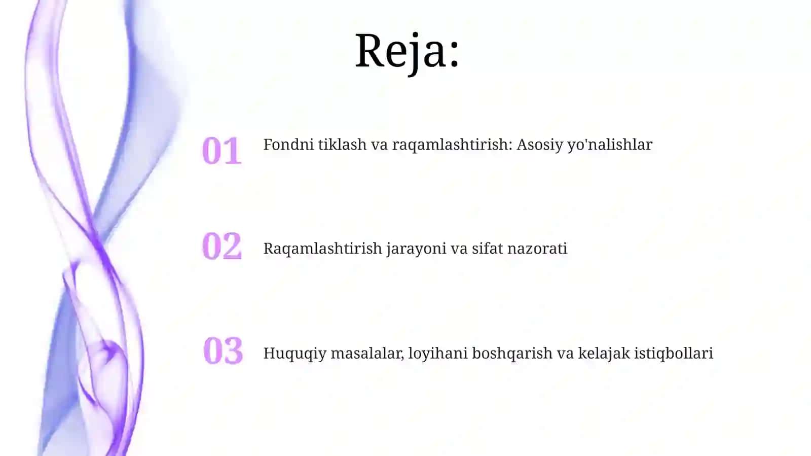 Fondni tiklash va raqamlashtirish 2