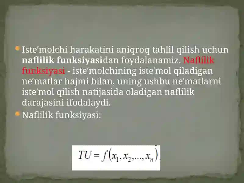 Naflilik funksiyasi 2
