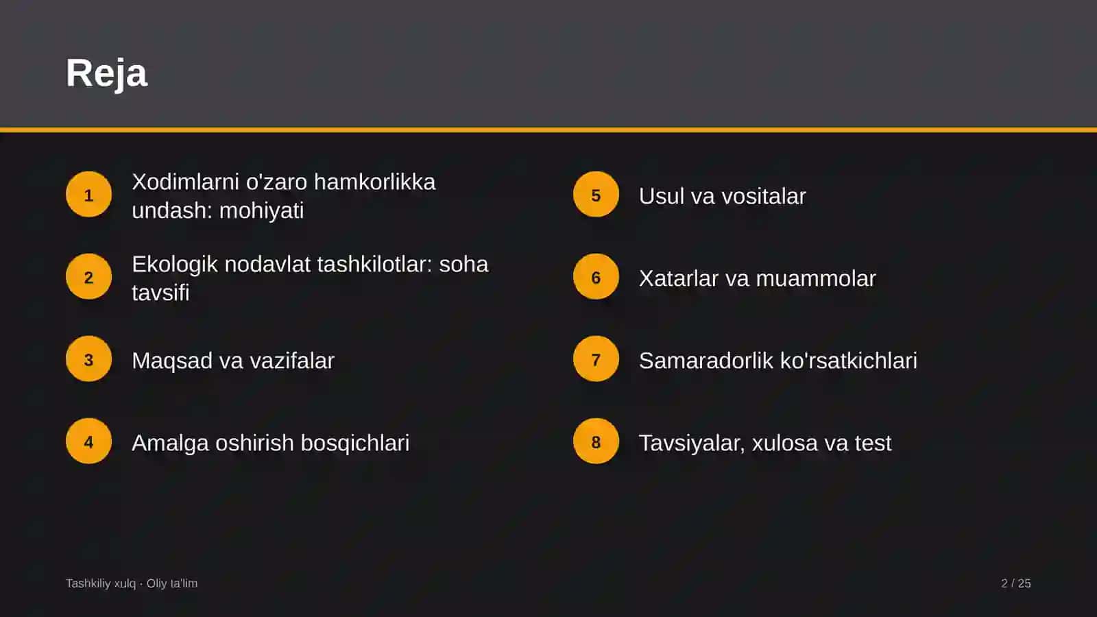 ekologik nodavlat tashkilotlarda xodimlarni o'zaro hamkorlikka undash 4178 2