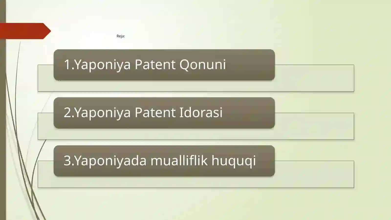 Yaponiyadagi ilk patent 2