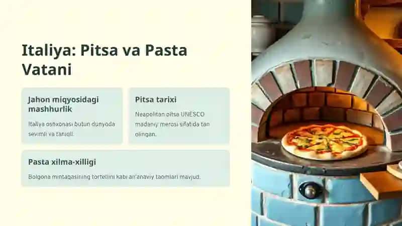 Jahon gastronomik turizmining mashhur yo‘nalishlari: Italiya, Yaponiya va Meksika tajribasi 2